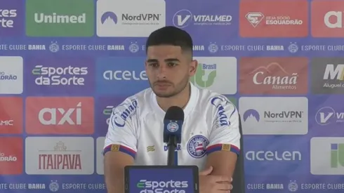 Contra o Vitória, Michel Araújo comemora primeiro gol pelo Bahia