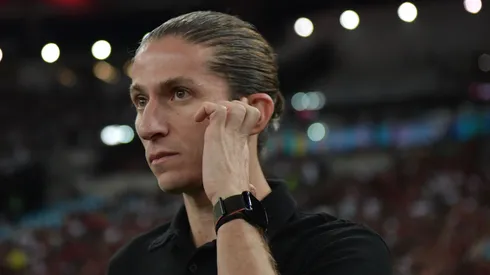 Filipe Luís, técnico do Flamengo (2). Thiago Ribeiro/AGIF