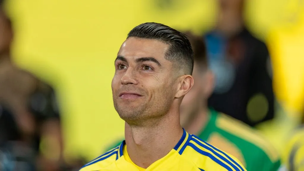 Cristiano Ronaldo em duelo do Al Nassr. (Photo by Abdullah Ahmed/Getty Images)