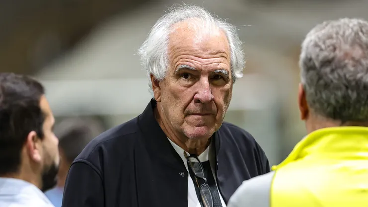 Rubens Menin socio Majoritario da Galo Holding (SAF do Atletico) do Atletico-MG durante partida contra o Flamengo no estadio Arena MRV pelo campeonato Brasileiro A 2024. Foto: Gilson Lobo/AGIF
