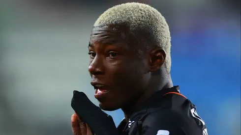 Hinestroza durante confronto entre Pachuca e Puebla no Campeonato Mexicano de 2023.