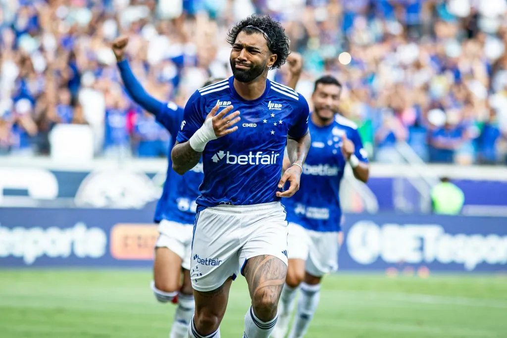 Gabigol é reserva no atual Cruzeiro. Foto: Fernando Moreno/AGIF