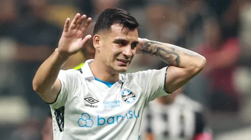 Cristaldo em partida pelo Grêmio. Foto: Gilson Lobo/AGIF