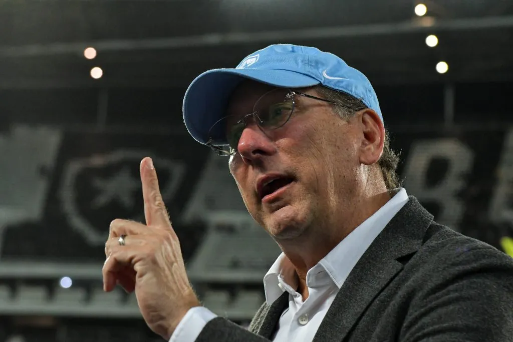 John Texto, presidente da SAF do Botafogo.. Foto: Thiago Ribeiro/AGIF