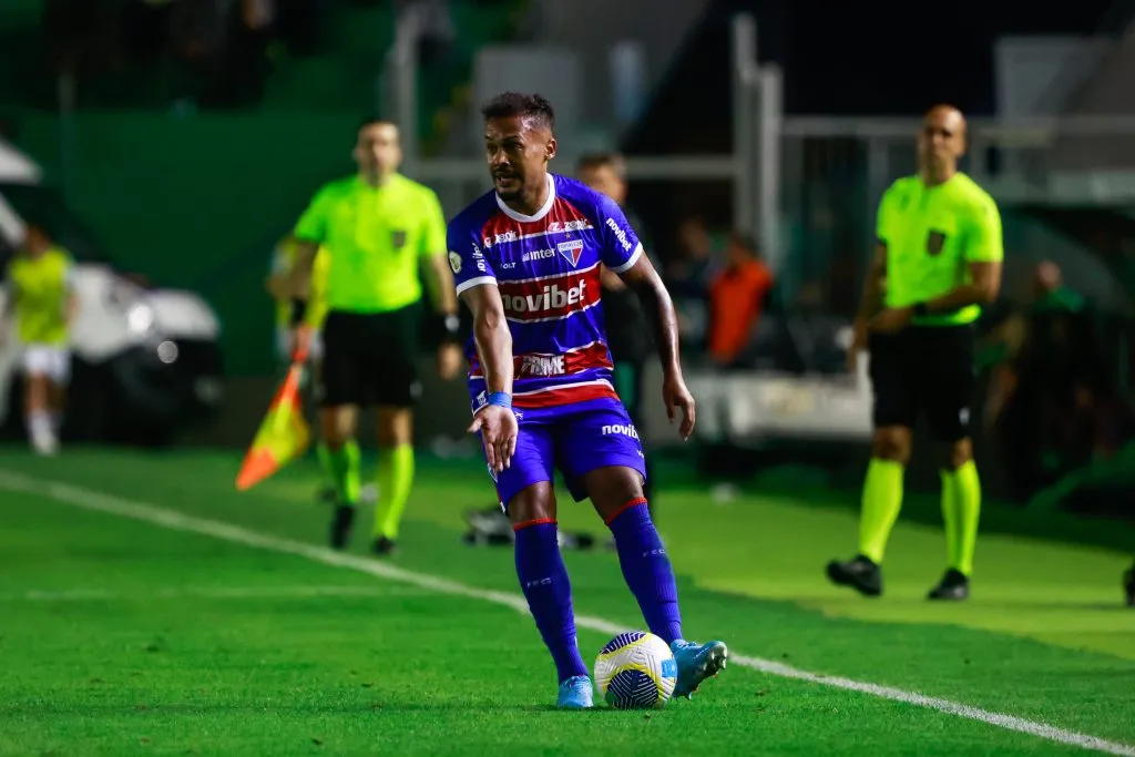 Bruno Pacheco jogador do Fortaleza durante partida contra o Juventude – Foto: Luiz Erbes/AGIF