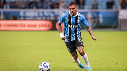 Lucas Esteves jogador do Gremio durante partida contra o CSA no estadio Arena do Gremio pelo campeonato Copa Do Brasil 2025.