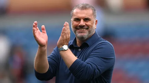 Ange Postecoglou, técnico do Tottenham. (Photo by Gareth Copley/Getty Images)