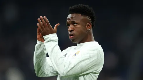 Vinicius Júnior em partida pelo Real Madrid. (Photo by Florencia Tan Jun/Getty Images)