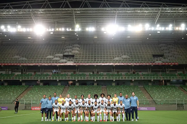 Elenco do Bahia no Brasileirão Feminino (Reprodução/Alê Torres/Staff Images Woman/CBF)