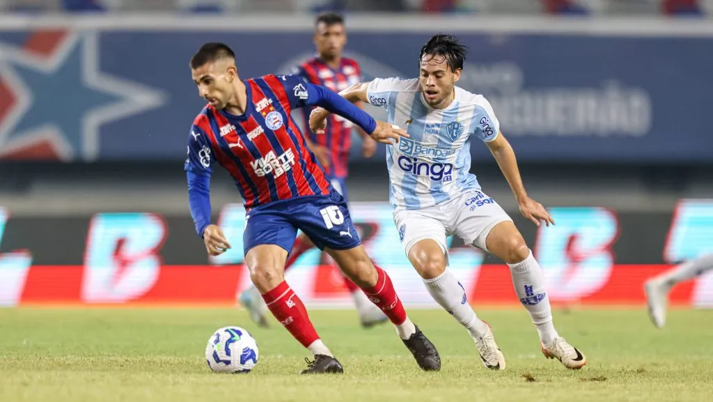 Bahia x Paysandu se enfrentam pela Copa do Brasil 2025. Foto: Fernando Torres/AGIF