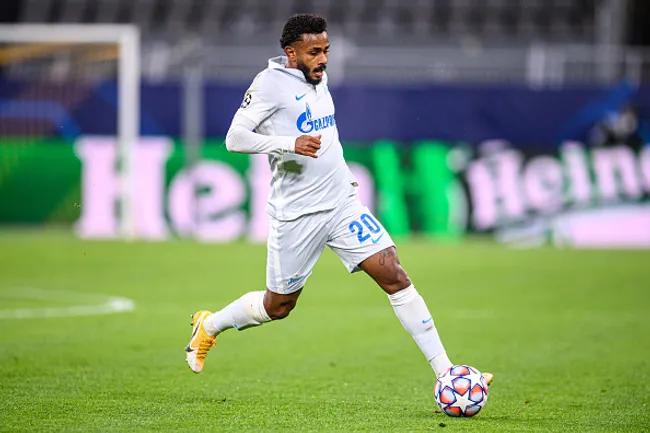 Wendel atuando no Zenit-RUS em 2025 (Photo by Lukas Schulze/Getty Images)