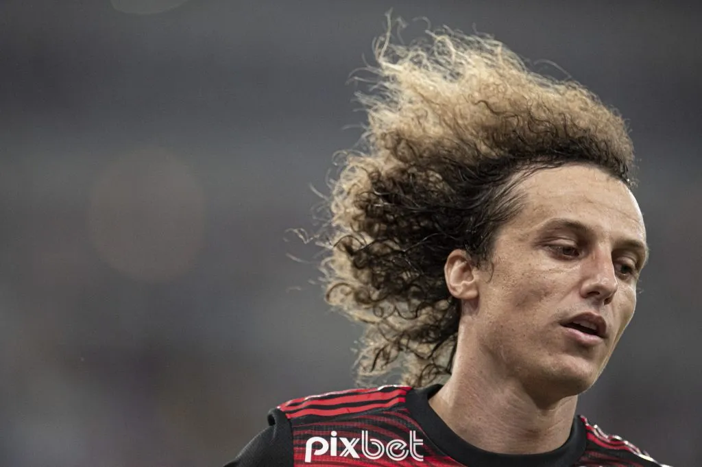 RJ – Rio de Janeiro – 06/07/2022 – COPA LIBERTADORES 2022, FLAMENGO X TOLIMA – David Luiz jogador do Flamengo durante partida contra o Tolima no estadio Maracana pelo campeonato Copa Libertadores 2022. Foto: Jorge Rodrigues/AGIF