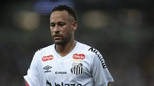Neymar Jr jogador do Santos durante partida contra o Fluminense no estadio Maracana pelo campeonato Brasileiro A 2025.