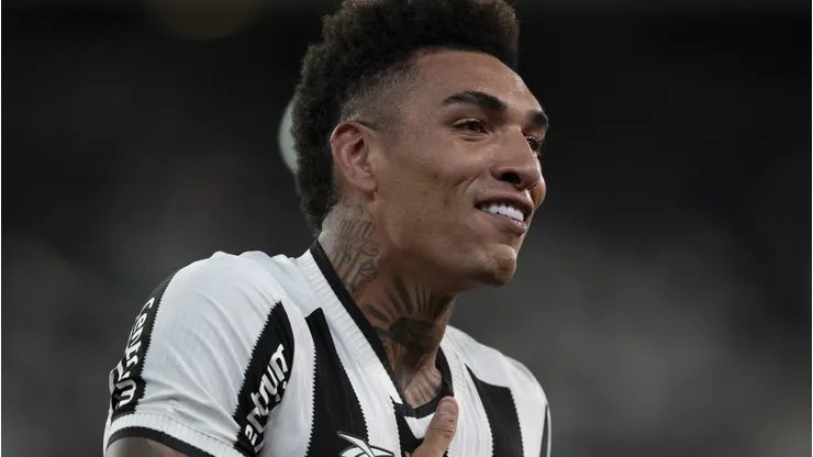 - Igor Jesus jogador do Botafogo comemora seu gol durante partida contra o Capital no estadio Engenhao pelo campeonato Copa Do Brasil 2025. Foto: Jorge Rodrigues/AGIF