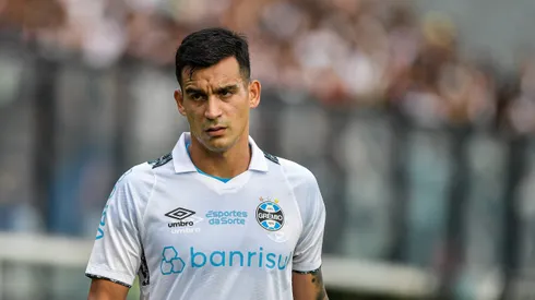 Cristaldo jogador do Gremio durante partida contra o Vasco no estadio Sao Januario pelo campeonato Brasileiro A 2024.