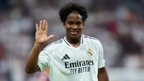 Endrick em partida pelo Real Madrid. (Photo by Angel Martinez/Getty Images)