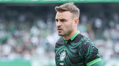 Gabriel Vasconcellos goleiro quando jogava pelo Coritiba