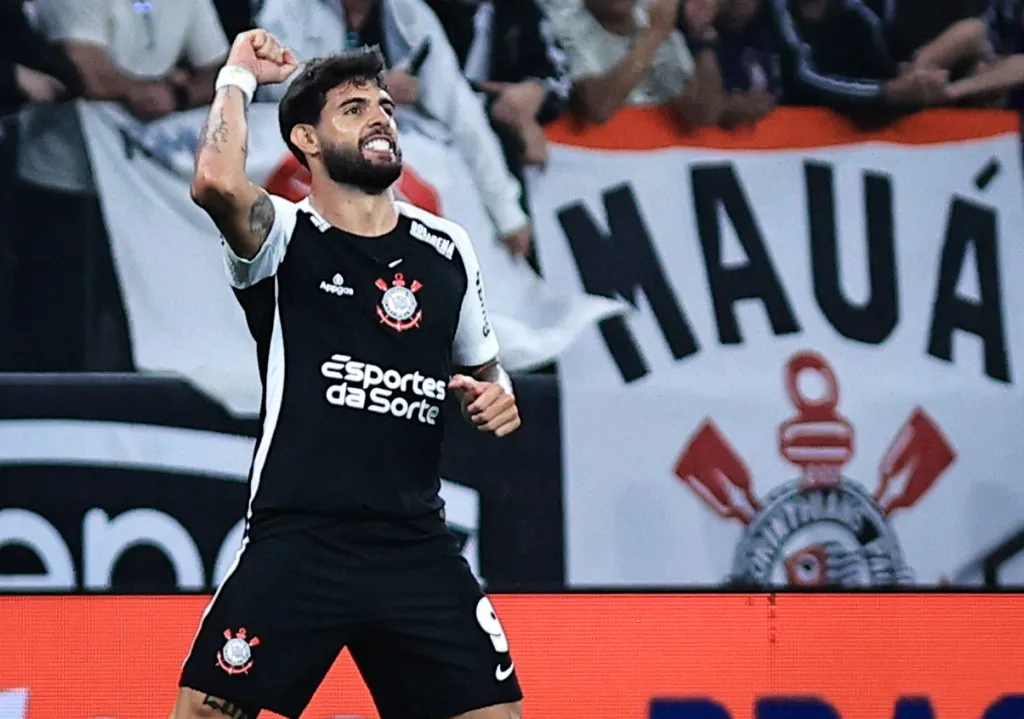 Yuri Alberto em partida pelo Corinthians. Foto: Fabio Giannelli/AGIF