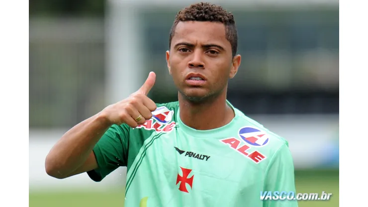 Rafael Carioca durante treinamento do Vasco em 2010.