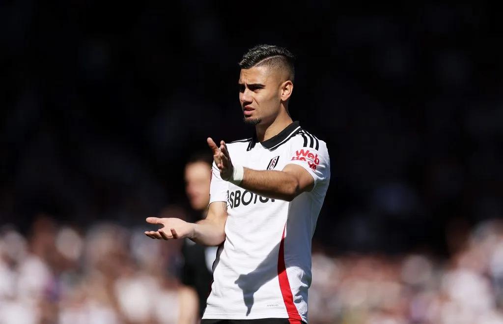 LONDON, ENGLAND – MARCH 29: Andreas Pereira of Fulham during the Emirates FA Cup Quarter Final match between Fulham and Crystal Palace at Craven Cottage on March 29, 2025 in London, England. (Photo by Alex Davidson/Getty Images)