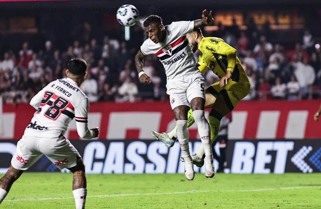 São Paulo x Mirassol pelo Brasileirão 2025. Foto: Fabio Giannelli/AGIF