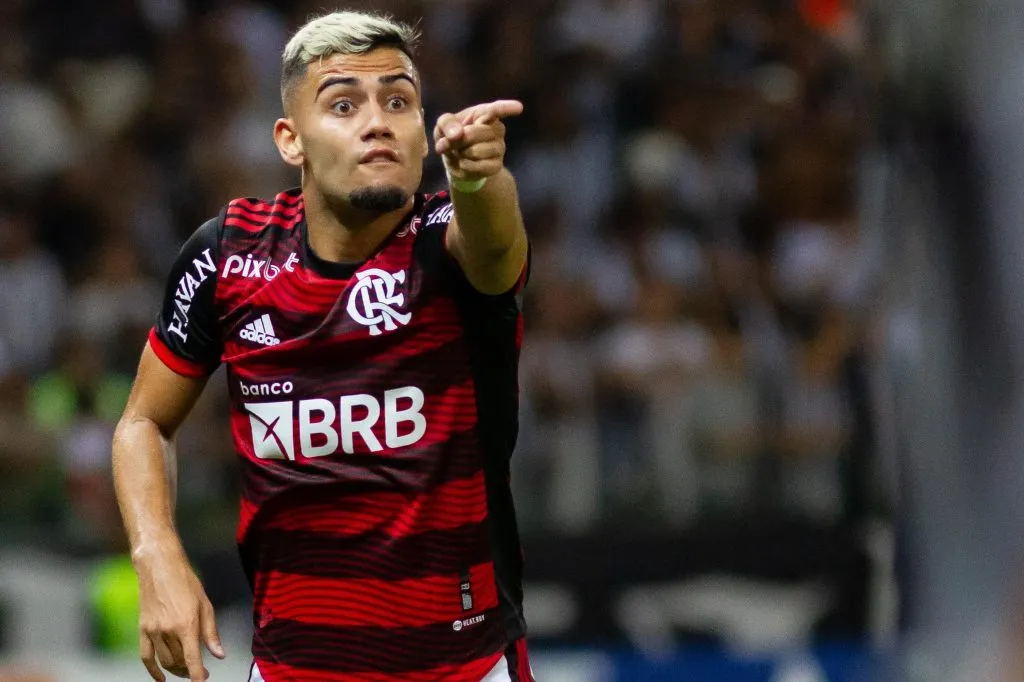 MG – Belo Horizonte – 22/06/2022 – COPA DO BRASIL 2022 ATLETICO-MG X FLAMENGO – Andreas Pereira jogador do Flamengo durante partida contra o Atletico-MG no estadio Mineirao pelo campeonato Copa do Brasil 2022. Foto: Fernando Moreno/AGIF