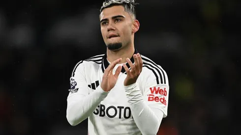 LONDON, ENGLAND – DECEMBER 08: Andreas Pereira of Fulham acknowledges the home fans at the end of the Premier League match between Fulham FC and Arsenal FC at Craven Cottage on December 08, 2024 in London, England. (Photo by Mike Hewitt/Getty Images)