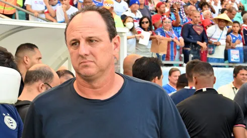 BA – SALVADOR – 16/03/2024 – CAMPEONATO BAIANO 2024 – BAHIA X JEQUIE – Rogerio Ceni, tecnico do BAHIA, durante partida contra o JEQUIE, no estadio Arena Fonte Nova pelo campeonato Baiano 2024. Foto: Walmir Cirne/AGIF
