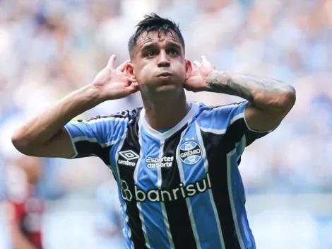 Cristaldo é exaltado pela torcida do Grêmio em vitória contra o Bahia