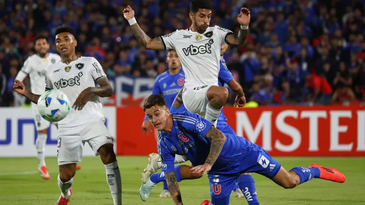 Botafogo x Universidad de Chile se enfrentam pela Copa Libertadores. (Photo by Marcelo Hernandez/Getty Images)