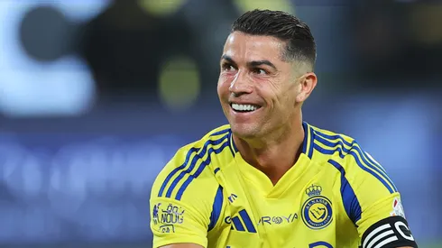 Cristiano Ronaldo em partida pelo Al-Nassr. (Photo by Abdullah Ahmed/Getty Images)