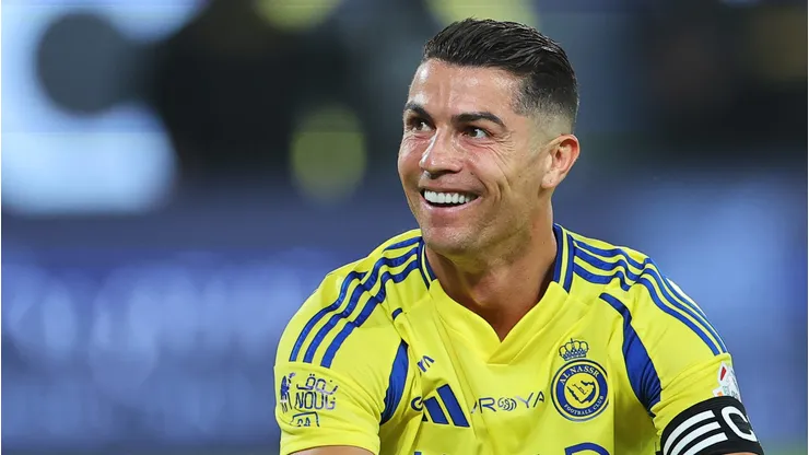 Cristiano Ronaldo em partida pelo Al-Nassr. (Photo by Abdullah Ahmed/Getty Images)