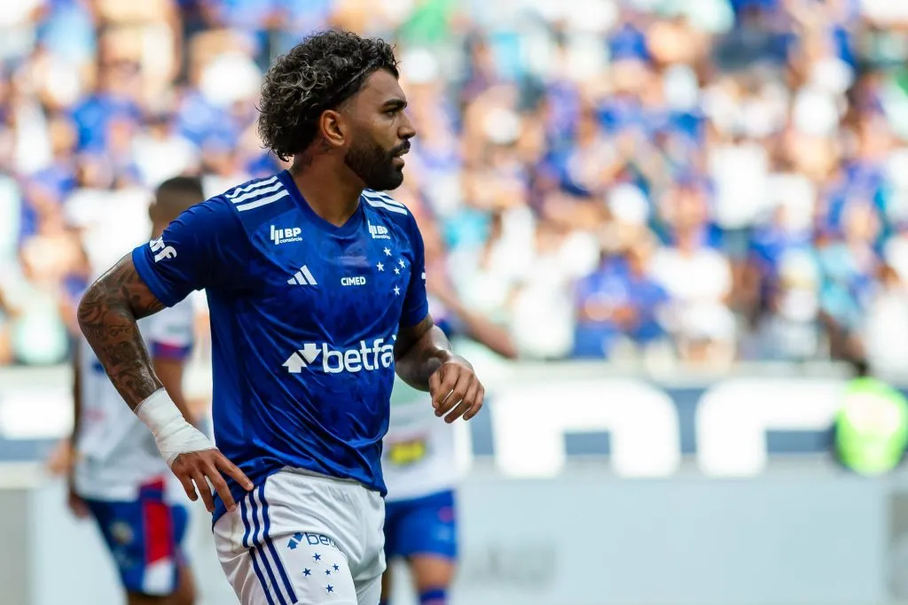 MG – BELO HORIZONTE – 25/01/2025 – MINEIRO 2025, CRUZEIRO X BETIM – Gabigol jogador do Cruzeiro durante partida contra o Betim no estadio Mineirao pelo campeonato Mineiro 2025. Foto: Fernando Moreno/AGIF