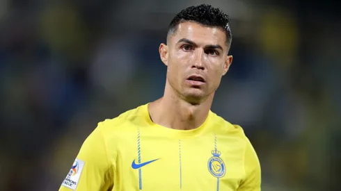 Cristiano Ronaldo em campo pelo Al-Nassr. (Photo by Yasser Bakhsh/Getty Images)