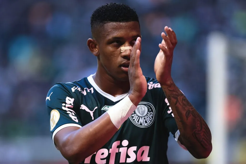 SP – Sao Paulo – 16/10/2022 – BRASILEIRO A 2022, PALMEIRAS X SAO PAULO – Danilo jogador do Palmeiras durante partida contra o Sao Paulo no estadio Arena Allianz Parque pelo campeonato Brasileiro A 2022. Foto: Ettore Chiereguini/AGIF