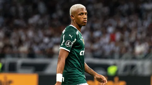 Danilo jogador do Palmeiras durante partida contra o Atletico-MG no estadio Mineirao pelo campeonato Copa Libertadores 2022.