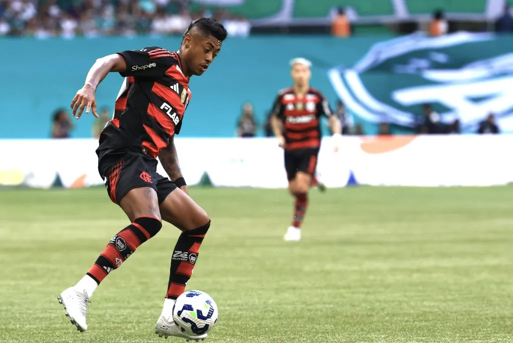 SP – SAO PAULO – 25/05/2025 – BRASILEIRO A 2025, PALMEIRAS X FLAMENGO – Bruno Henrique jogador do Flamengo durante partida contra o Palmeiras no estadio Arena Allianz Parque pelo campeonato Brasileiro A 2025. Foto: Marcello Zambrana/AGIF