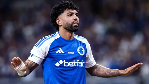 Gabigol em campo pelo Cruzeiro. Foto: Gustavo Aleixo/Cruzeiro