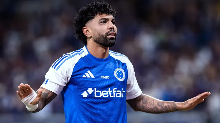 Gabigol em campo pelo Cruzeiro. Foto: Gustavo Aleixo/Cruzeiro