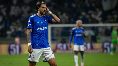Lautaro Diaz jogador do Cruzeiro durante partida contra o Juventude no estadio Mineirao pelo campeonato Brasileiro A 2024.