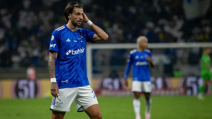 Lautaro Diaz jogador do Cruzeiro durante partida contra o Juventude no estadio Mineirao pelo campeonato Brasileiro A 2024.