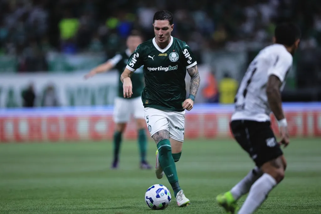 SP – SAO PAULO – 22/05/2025 – COPA DO BRASIL 2025, PALMEIRAS X CEARA – Anibal Moreno jogador do Palmeiras durante partida contra o Ceara no estadio Arena Allianz Parque pelo campeonato Copa Do Brasil 2025. Foto: Ettore Chiereguini/AGIF