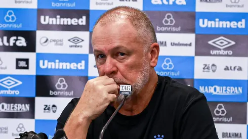 Mano Menezes, técnico do Grêmio. Foto: Maxi Franzoi/AGIF
