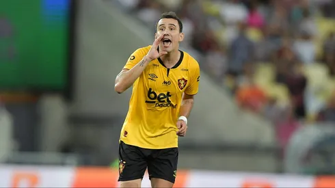 Pablo jogador do Sport durante partida contra o Fluminense no estadio Maracana pelo campeonato Brasileiro A 2025. Foto: Thiago Ribeiro/AGIF
