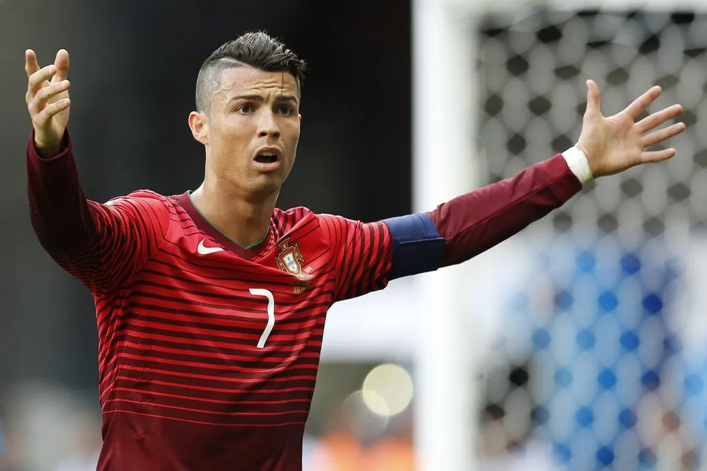 BRASILIA – DF – 26/06/2014 – COPA 2014, PORTUGAL X GANA – ATENCAO! FOTOS EMBARGADAS PARA FORA DO BRASIL – Cristiano Ronaldo de Portugal durante partida contra Gana no Estadio Nacional Mane Garrincha pela Copa do Mundo 2014. Foto: Wagner Meier/AGIF