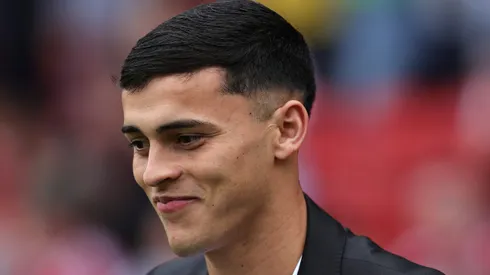 Nottingham Forest new signing Ramon Sosa looks on during the Premier League match between Nottingham Forest FC and AFC Bournemouth at City Ground on August 17, 2024 in Nottingham, England.