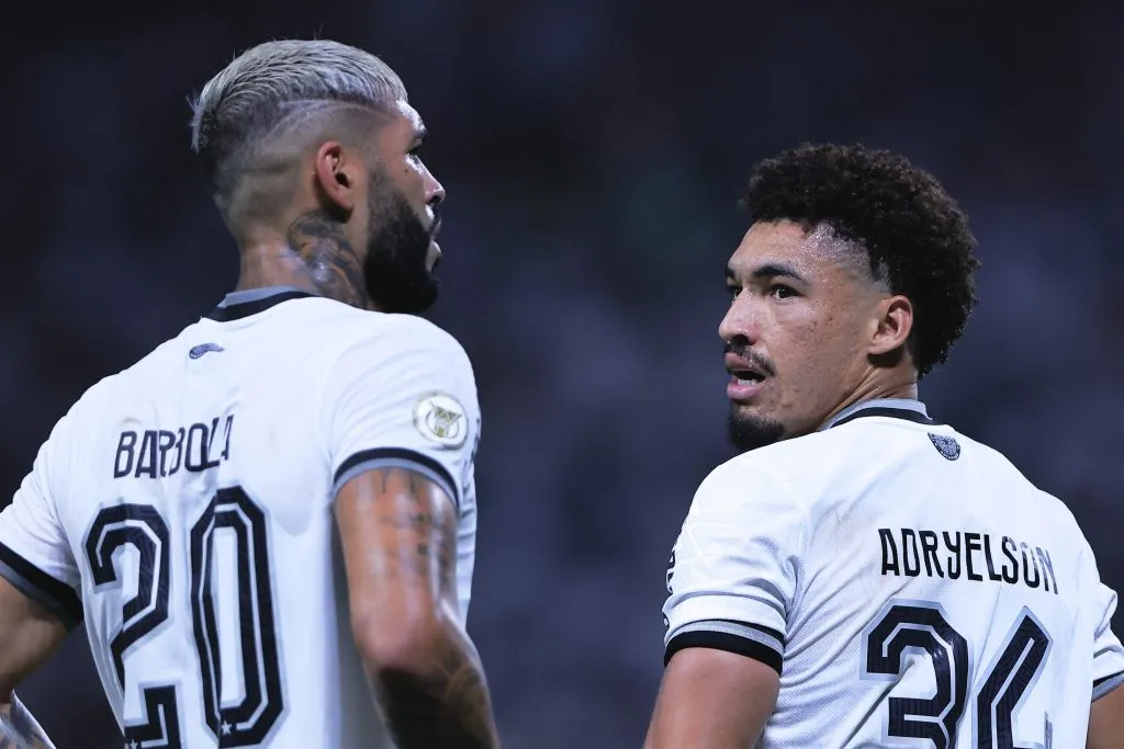 SP – SAO PAULO – 26/11/2024 – BRASILEIRO A 2024, PALMEIRAS X BOTAFOGO – Adryelson jogador do Botafogo durante partida contra o Palmeiras no estadio Arena Allianz Parque pelo campeonato Brasileiro A 2024. Foto: Ettore Chiereguini/AGIF