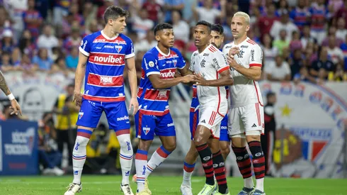 Duelo Fortaleza x Flamengo pelo Brasileirão 2024. Baggio Rodrigues/AGIF