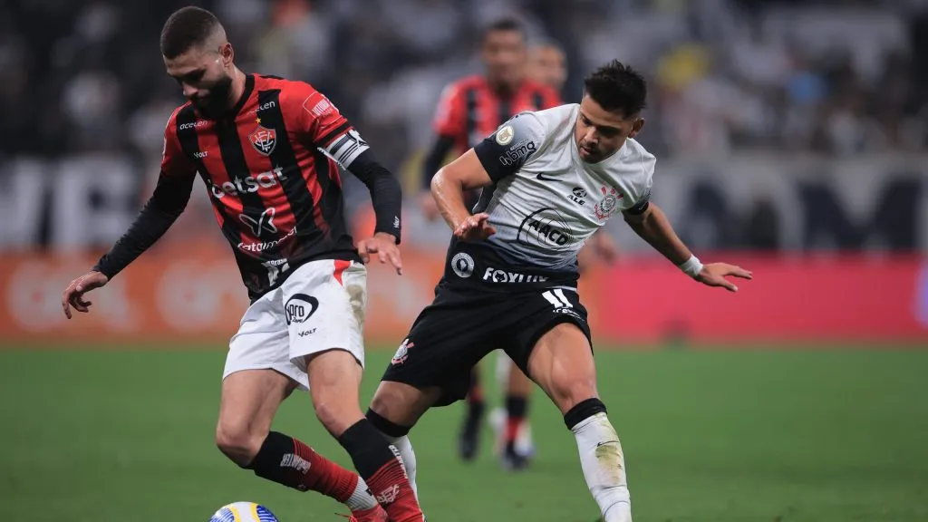 Corinthians x Vitória no Brasileirão 2024. Foto: Ettore Chiereguini/AGIF