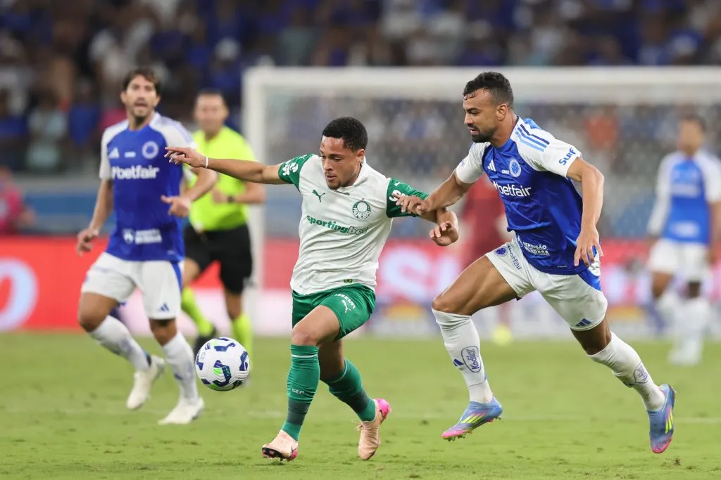 Cruzeiro x Palmeiras pelo Brasileirão 2025.. Foto: Gilson Lobo/AGIF